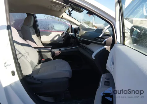 2025 Toyota Sienna Le z USA, uszkodzony, nr VIN 5TDKSKFCXSS202683